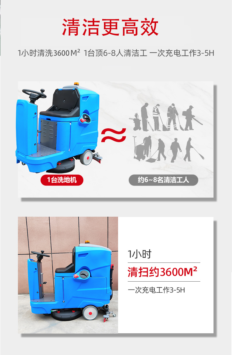 潍坊驾驶式洗地机更适合用在高铁站